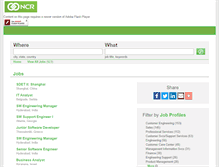 Tablet Screenshot of ncr.jobs
